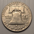 1961-d Franklin Half Dollar     90  Silver Denver Mint Vf Circulated 0 3617oz Asw