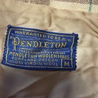 Vintage Pendleton Men s 44 Virgin Wool Usa Brown Beige Plaid Chore Coat 70s