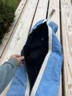Euc Dover Bridle Bag Light Blue black