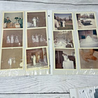 1960s B w   Color Photo Album Pages   80 Pictures Wedding Guy Girl Trip Beach