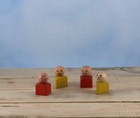 Vintage Wooden Fischer Price Little People Set