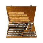 New Audjustable Hand Reamers 11 Pcs Sizes H4 To H14  15 32inch To 1 1 2inch  Usa