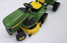 Ertl 1 16 John Deere Model X324 Lawn  Tractor   Cart Diecast Metal Green