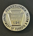 Obsolete Pa Pennsylvania Dept Of Forests   Waters State Forest Officer  126  pdd