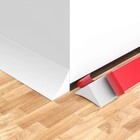 10ft L-shaped Bendable Silicone Quarter Round Trim Self-adhesive Peel And 10 Ft