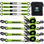 Car Tie Down Straps For Trailers 2  X 10  J Hooks 4pk - Car Tie Down Straps