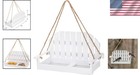 Durable Hanging Bird Feeder - Easy-refill Pine Wood Bench For Garden Enjoyment
