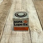 Agfa Lupe Loupe 8x Pocket Size Lightweight Magnifier Made In Germany