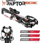 Barnett Hyper Raptor 425 Bcx Crossbow W Buk Ops Precision Reticle Scope Bar78238