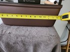 Vintage Samsonite Silhouette Suitcase Mauve Vanity Train Makeup Case Without Key