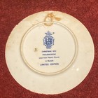 Bareuther Weihnachten 1972 Christmas Plate Frauenkirche Seen From Peters Church