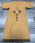 Camp Fire Girls Vtg 1950 s Wo-he-lo Ceremonial Leather Trimmed Gown