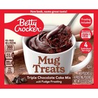  4 Pack  Betty Crocker Mug Treats Triple Chocolate Cake  12 5 Oz