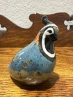 Vtg Hagen Renaker  Glazed Specialty Bird Pair Of California Quails Ceramic