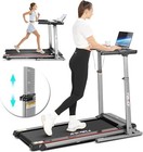 2 5hp Portable Running walking Pad With Desktop under Desk Treadmill Machine     
