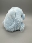 Swibco Vintage Puffkins 6762 Misty Bear Blue Soft Round Beanie Ball Plush Tag