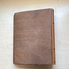 Vintage  album For Illustrated Post Cards  Empty Postcard Album Scrapbook Brown