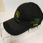 John Deere Hat Black Trucker Baseball Cap S-series Embroidered Adjustable 