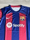 Size Medium - 2023-24 Fc Barcelona Nike Home Fan Wear Jersey