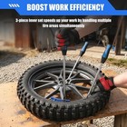 Tire Spoon Kit Dirt Bike Lawn Mower Tire Changer Tire Removal Tool With Bag 3x14