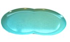 Melmac Vtg Branchell Turquoise Platter 13 1 2    X 9    Mid Century Modern   