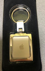 Apple Original Novelty Silver Metal Logo Key Holder Key Ring Wz box Vintage Rare