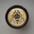 Vtg Coat Of Arms Heraldic Crest -for Breda Family-6  Diameter-wall Decor-read