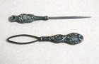 Victorian Sterling Silver Sewing Awl And Needle Threader