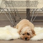 Natural Sheepskin Rug - White Sheepskin Throw   Sheepskin Center Piece Rug