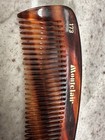 Vtg Montclair Handmade Comb 173 Made In India Hand Cut Polished Tortoise Shell