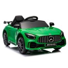 Licensed Mercedes-benz Dual Drive 12v Roadster With 2 4g Remote Control     Green