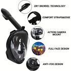 Us Snorkel Scuba Full Face Mask Swimming Underwater Diving Masks For Kids Adults