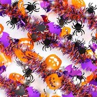 33 Ft Halloween Tinsel Garland With Orange Pumpkin Black Orange Black Purple -1