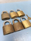 Lot Of 6 Vintage Wb Padlocks With Key  ll 