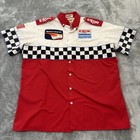 Vtg Exxon Racing Shirt Xl Pants 34 Pit Crew Imsa Tiger Force World Sports Car
