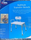 Carex Bathtub Transfer Bench - Shower Bench And Bath Bench New In Box Box Damage
