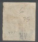Gb  Qv 1840 Penny Black    cc   plate 6  Fine Used  4 Margins Red Maltese Cross