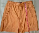 Ralph Lauren Gold  Orange Skort Skirt Shorts Size 8 Women s