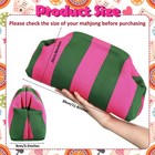 Mahjong Tile Bag Woven Clutch Purses For Women Woven Striped Dumpling Bag Sum   