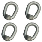 Galvanized Forged Eye Nut 5 200 Lb Cap Working Load Threaded Hot Dipped 4pc 5 8 