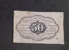 Fractional Postage Currency First Issue 50 Cents 1862-63