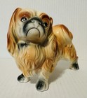 Ceramic Pekingese Momma Dog Figurine  missing Babies 