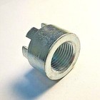5 8-18 Slotted Round Castle Nuts  Fine Thread Zinc Plated Steel