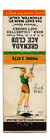 Grenada Ace Club Matchbook Matchcover - Stockton  California - Girlie - Wear