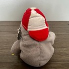 Coke Coca Cola Gray Seal In Baseball Cap Bean Bag Plush Vintage 1997