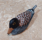 Vintage Hand Painted Carved Wooden Duck Wood Miniature Decoy 2    Beautiful
