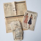 1940s Vintage 38  Bust Mccalls 3718 Half Dress Slip Dress Sewing Pattern 