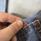 Vintage Little Kids Levis 550 Size 7x Blue Orange Tab Made In Usa Faded