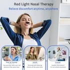 Respirelief Red Light Nasal Therapy Device For Sinus Relief   Cold Prevention