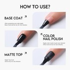 Matte Top Coat Nail Polish Clear Quick Dry Nail Polish No Chip Matte Long